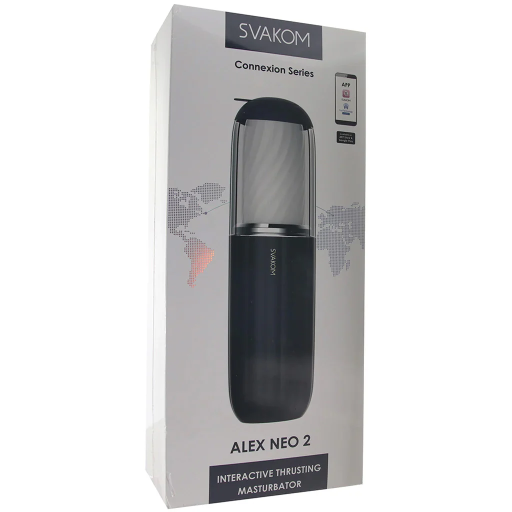 Alex Neo 2 Interactive Thrusting Masturbator in Dark Blue - Image 6