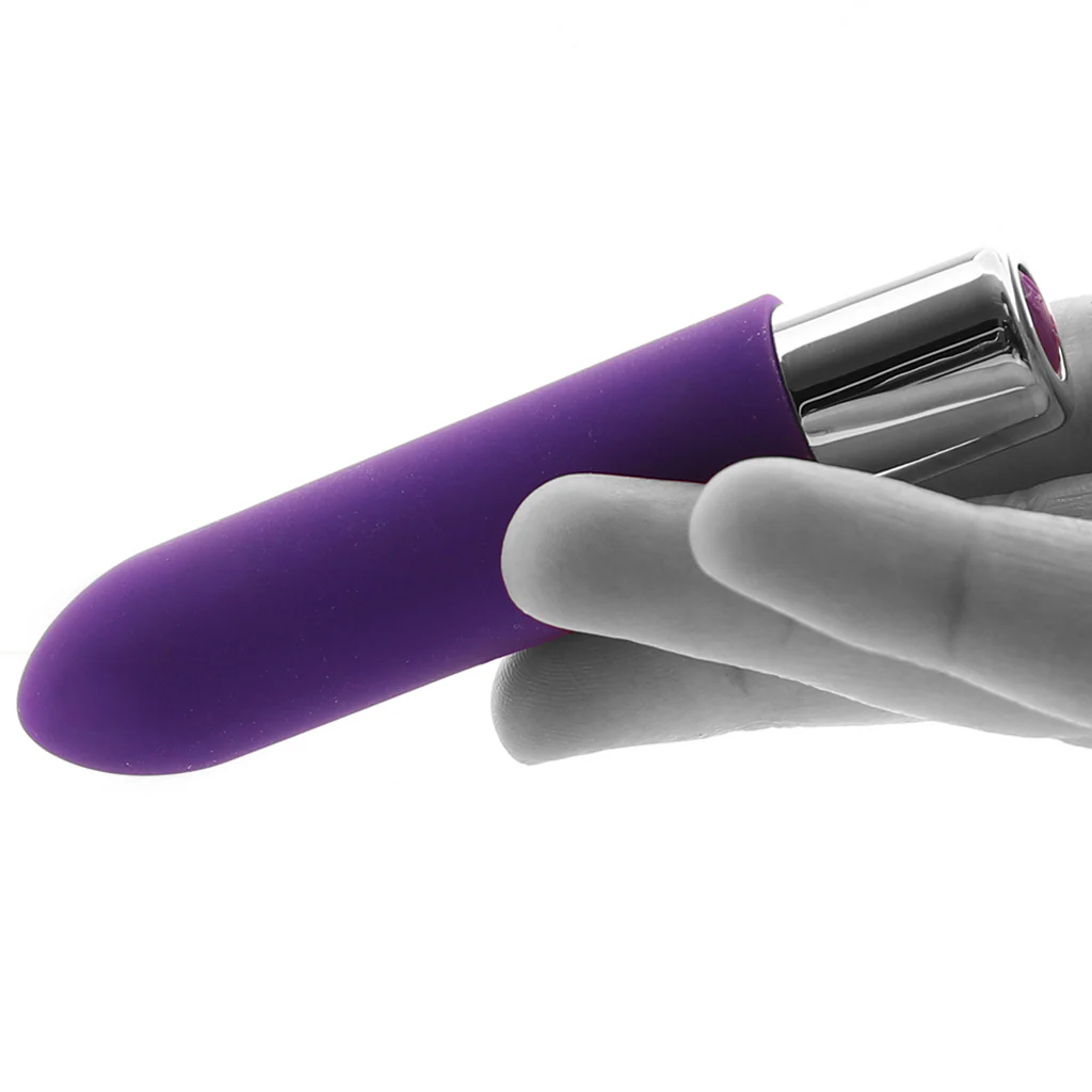 Bam Mini Rechargeable Bullet Vibe in In To You Indigo - Image 4