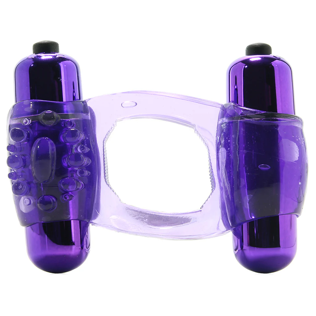 Duo-Vibrating Super Ring in Purple - Image 3