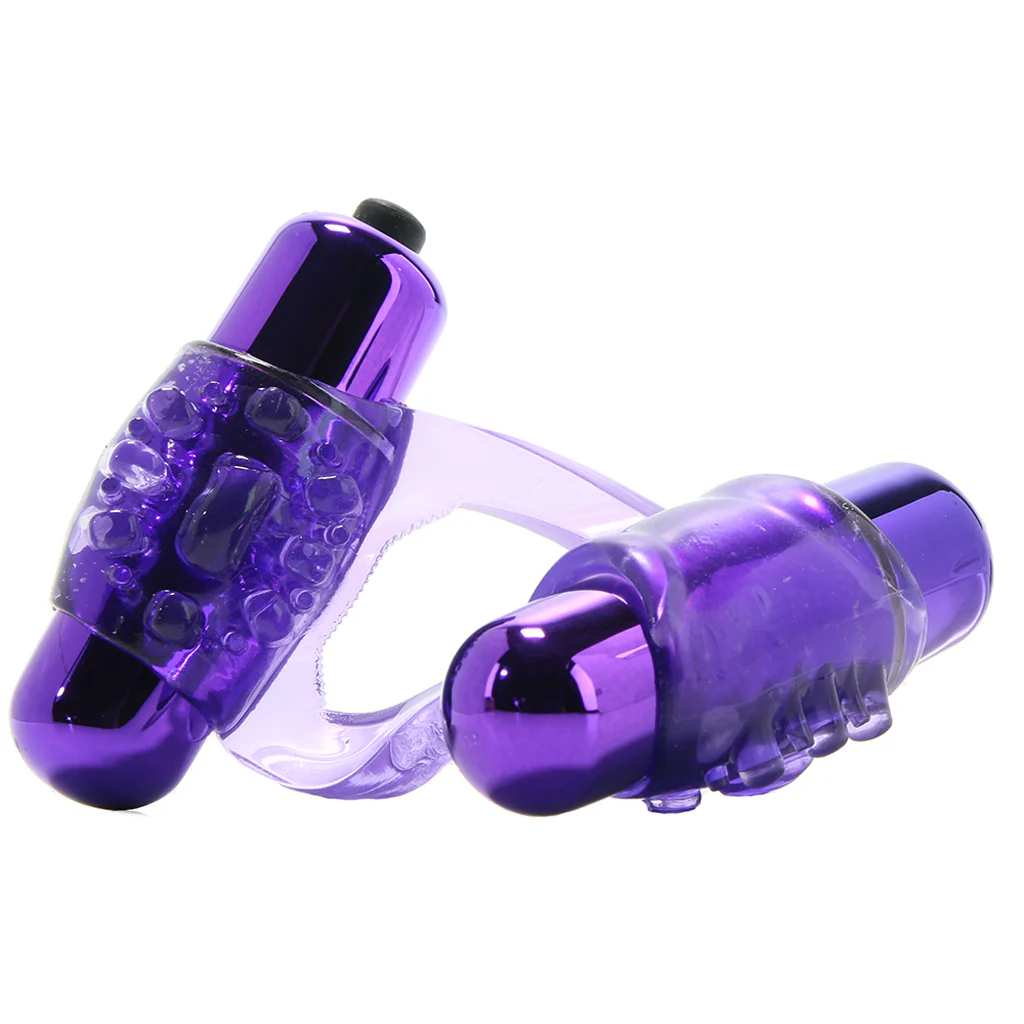 Duo-Vibrating Super Ring in Purple - Image 4