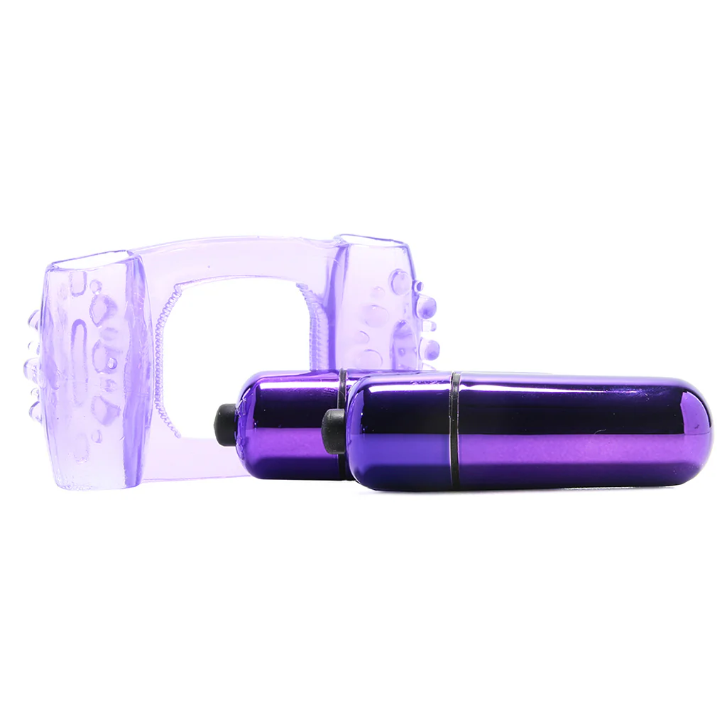 Duo-Vibrating Super Ring in Purple - Image 5