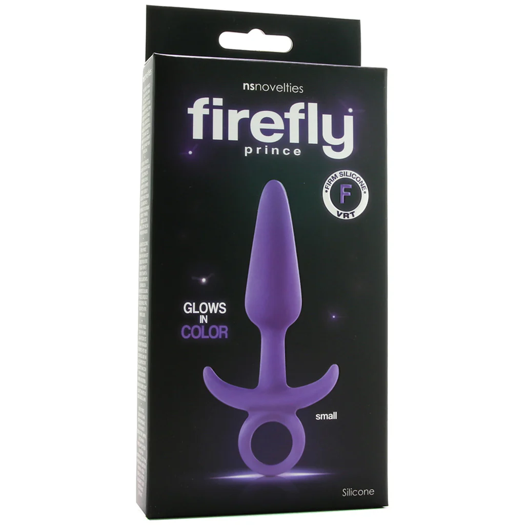 Firefly Prince Small Butt Plug in Glowing Purple - Image 6