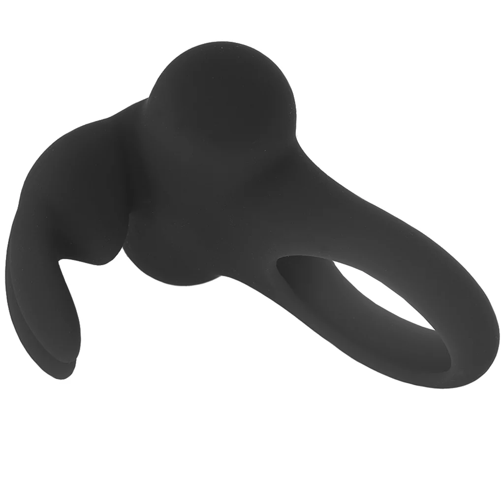 Frisky Bunny Vibrating Ring in Black Pearl - Image 3