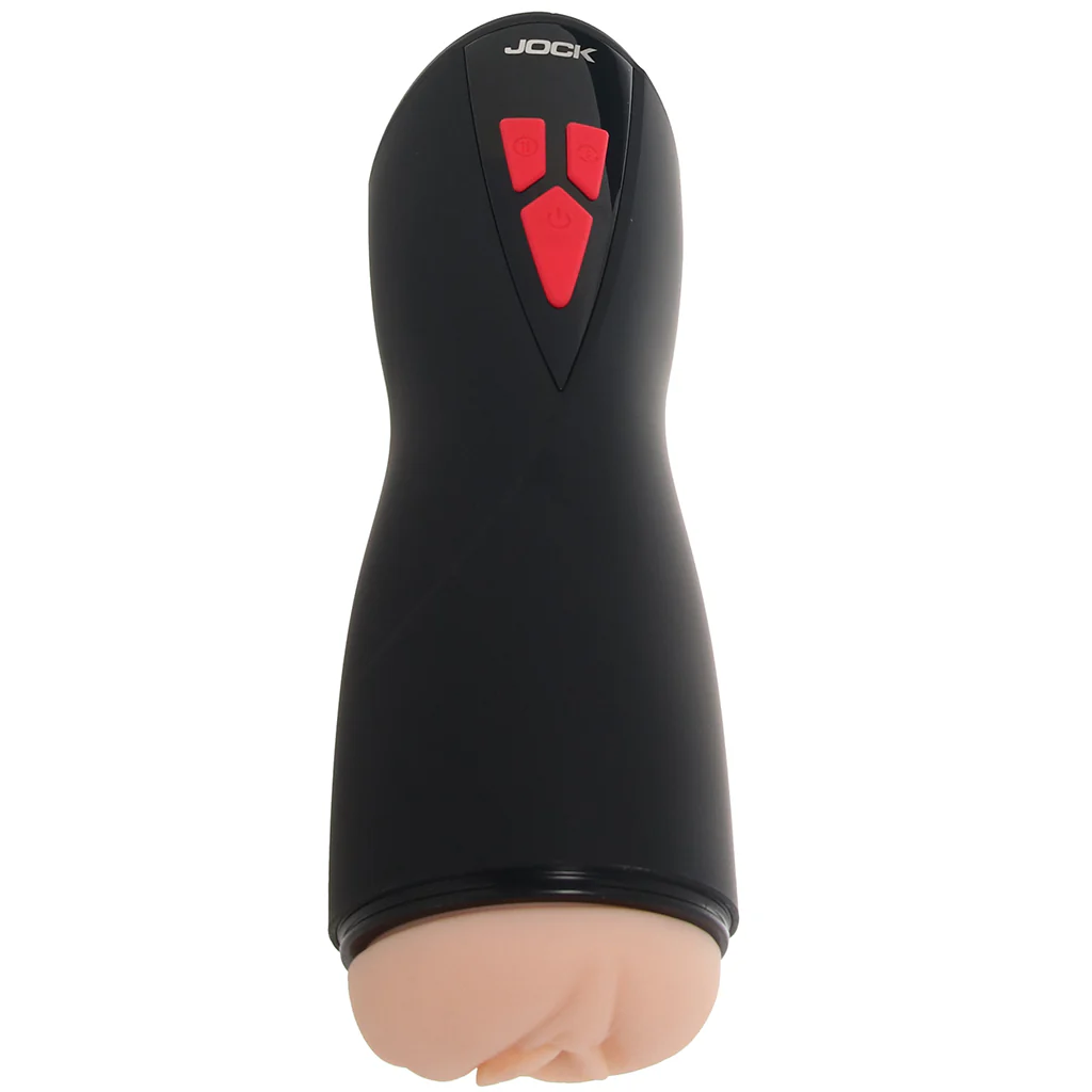 Jock Banger Sucking & Vibrating Pussy Masturbator - Image 3