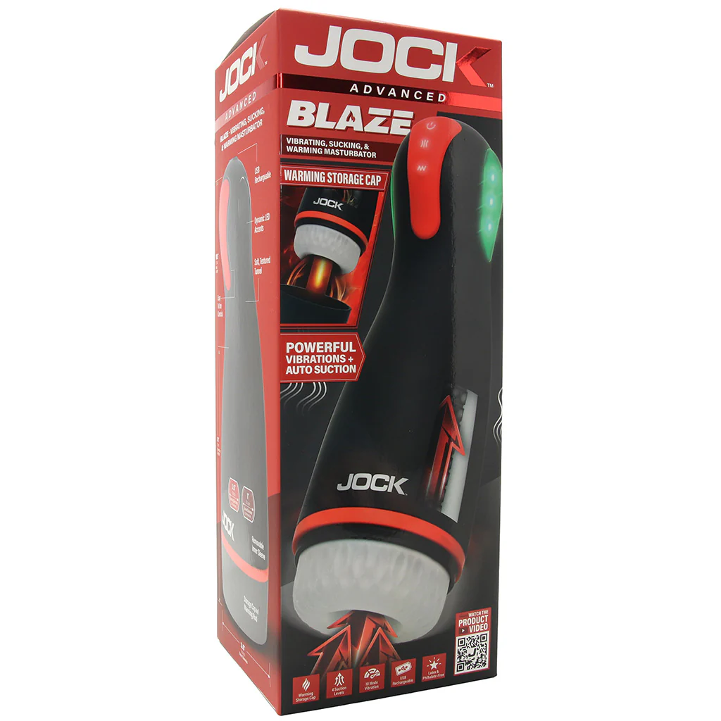 Jock Blaze Vibrating, Sucking & Warming Stroker - Image 9