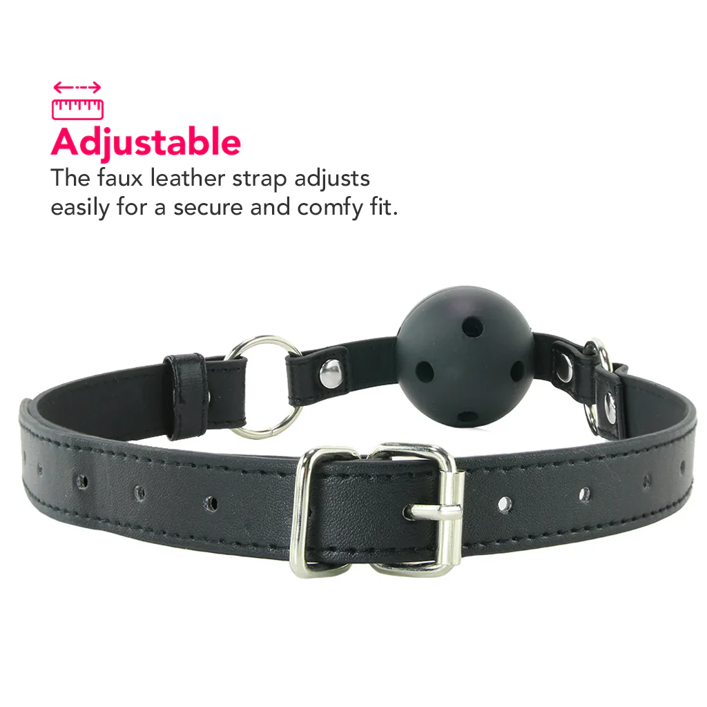 Ouch! Ball Gag in Black - Image 5