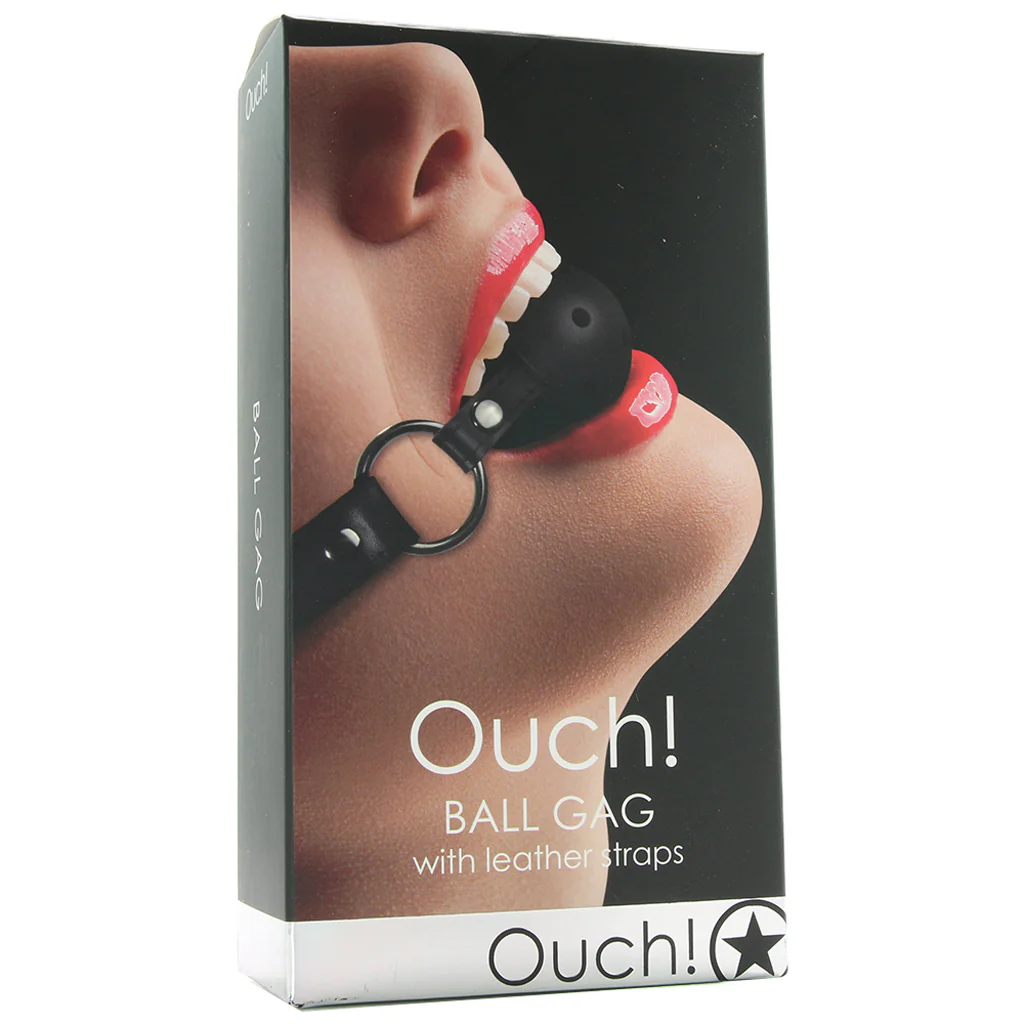 Ouch! Ball Gag in Black - Image 6