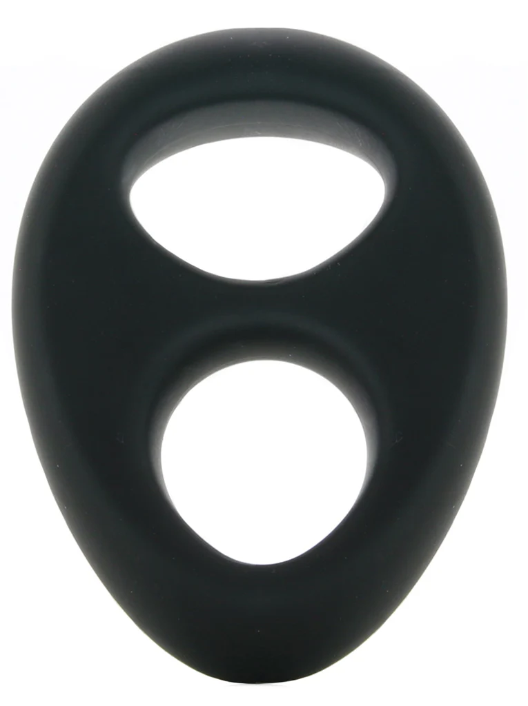 Renegade Romeo Soft Silicone Dual Ring in Black - Image 5