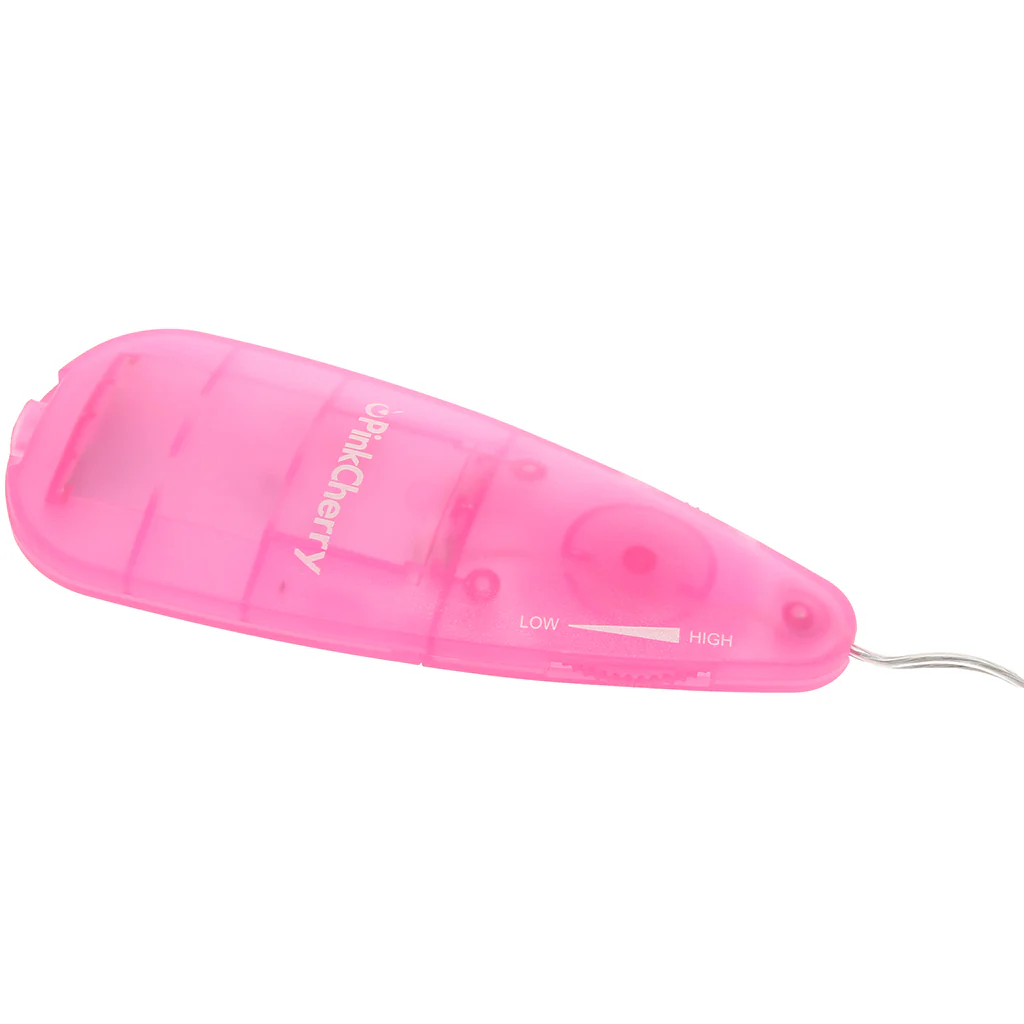 PinkCherry Slim Teardrop Bullet Vibrator in Pink - Image 8