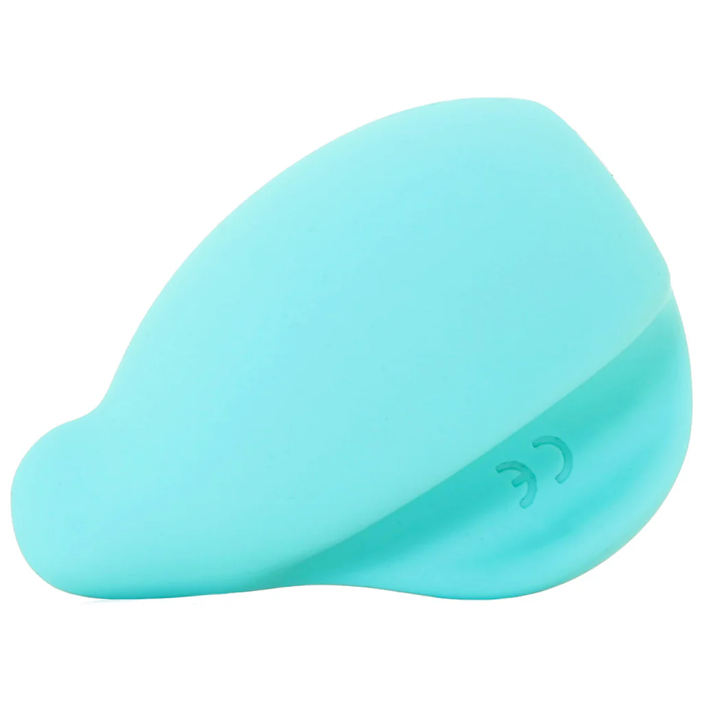 Yumi Rechargeable Finger Vibe in Tease Me Turquoise - Image 5